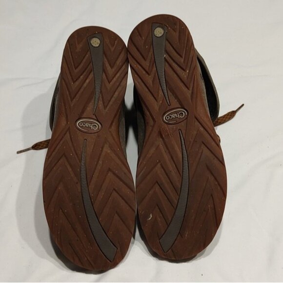 Chaco Barbary Nickel Gray Wool Leather Waterproof Boots 10.5 - Picture 8 of 9